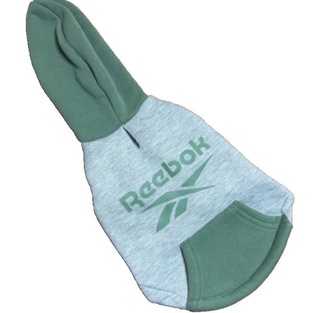 Super cute dog sweatshirt X-Small XS Reebok Green Hoodie